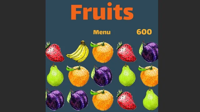 Screenshot of Fruits