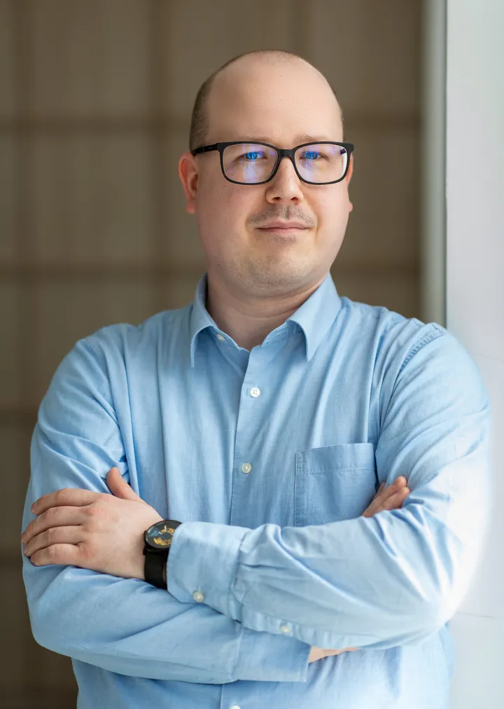 Portrait of András Kecskeméti